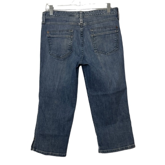 Eddie Bauer 21” Novelty 5 pocket Capri jeans women’s 8 - Picture 2 of 10
